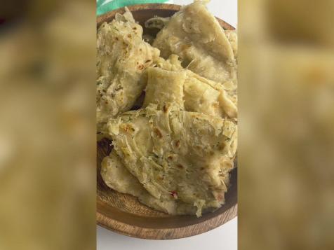 Garlic and Herbs Guyanese Roti