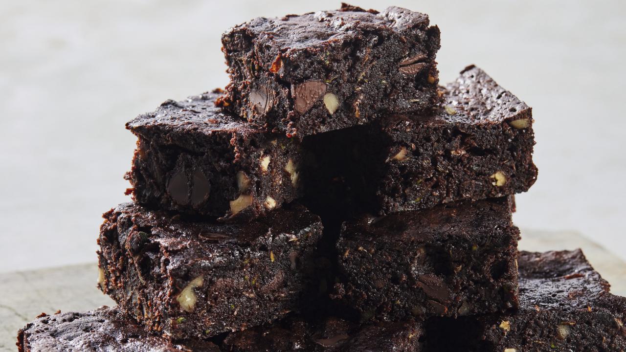 Fudgy Zucchini Brownies