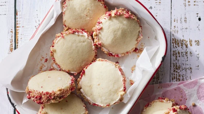 Strawberry Shortcake Cookies, as seen on Food Network Kitchen.