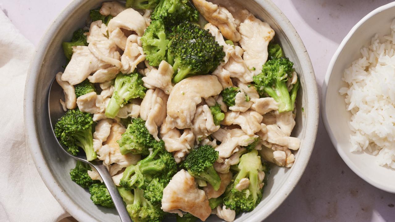 Chicken and Broccoli with White Sauce
