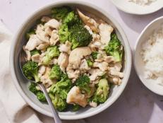 Chicken and Broccoli with White Sauce, as seen on Food Network Kitchen.