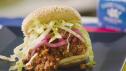Pork Sloppy Joes with Pickled Onions