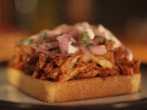 BBQ Chicken on Texas Toast