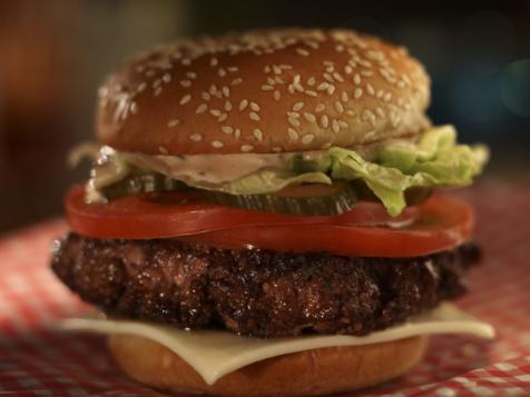 Griddle Burger with Dressing