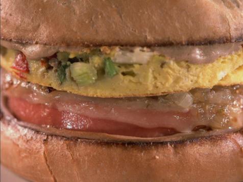 Grilled Bologna Burger