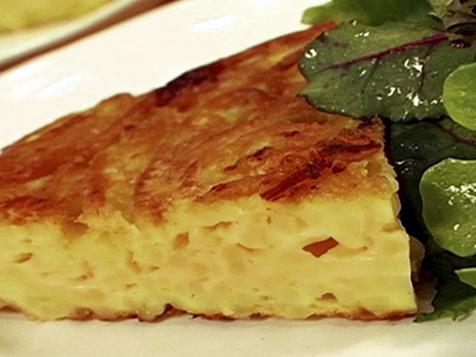 Cheesy Spaghetti Pie