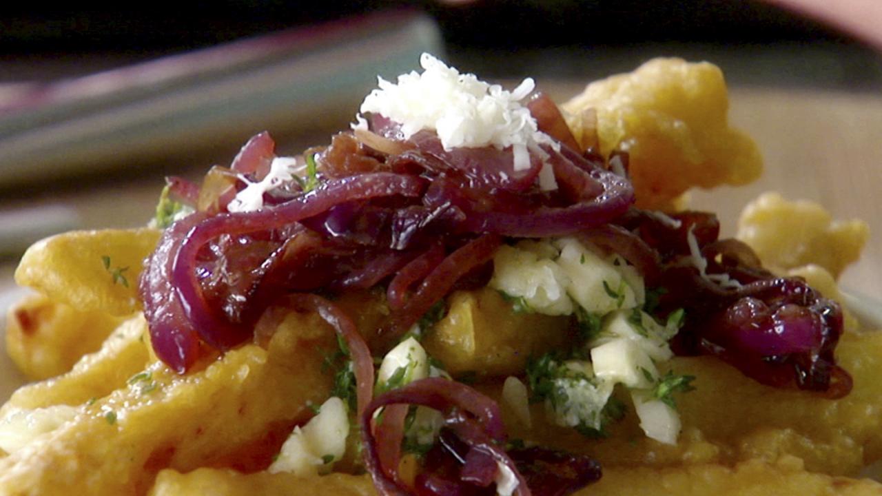 Giada's Sweet Potato Garlic Fries