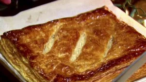 Salami and Cheese Puff Pastry