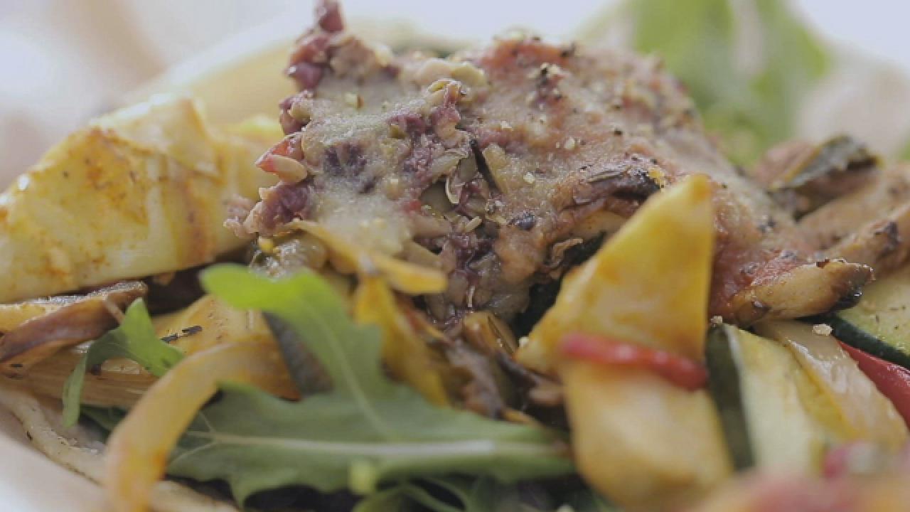 Grilled Artichoke Tostada