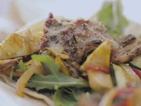 Grilled Artichoke Tostada