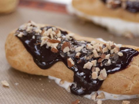 Sea Salt and Almond Eclairs