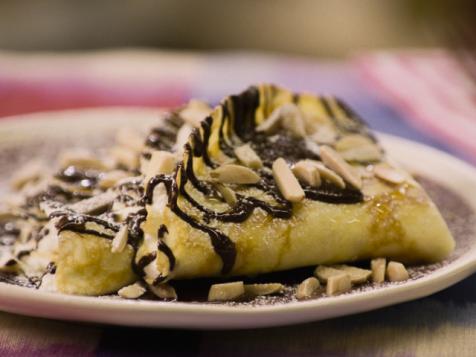 Crêpes with Lemon Ricotta and Very Dark Chocolate