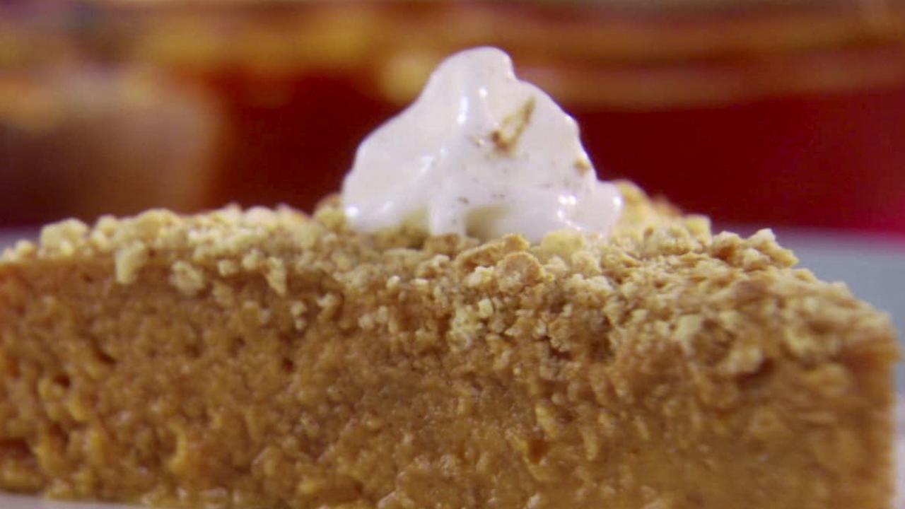 Upside-Down Pumpkin Pie