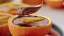 Chocolate-Orange Mousse in Orange Cups