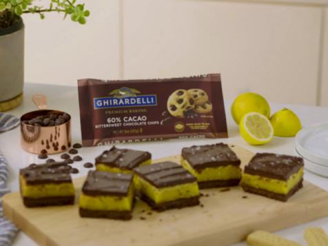 Dark Chocolate Lemon Bars