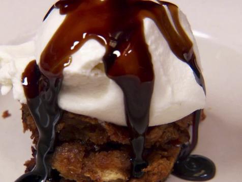 Jack and Cola Bread Pudding with Whiskey Ice Cream