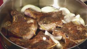 Apple and Onion Pork Chops