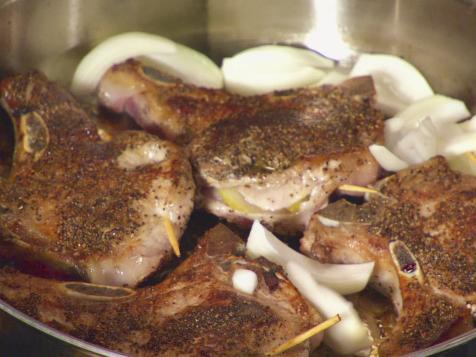 Apple and Onion Pork Chops