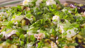 Eggplant and Goat Cheese Salad
