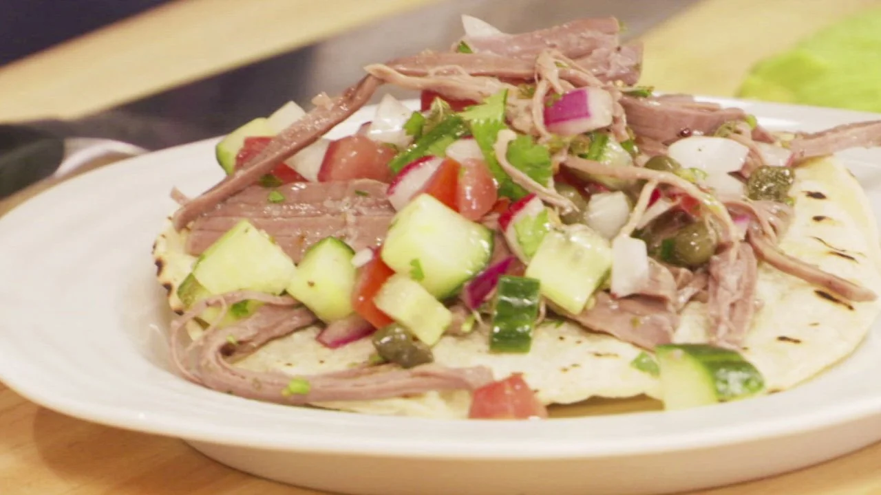 Shredded Beef Tostadas