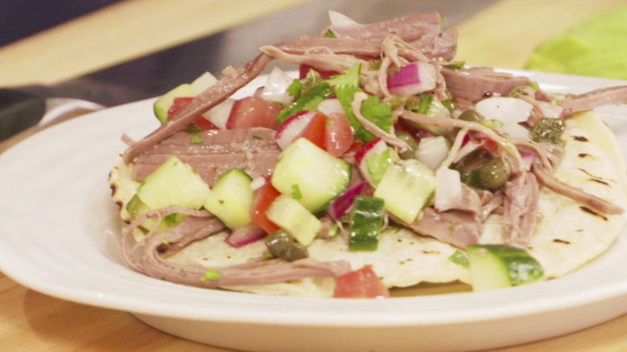 Shredded Beef Tostadas