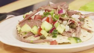 Shredded Beef Tostadas
