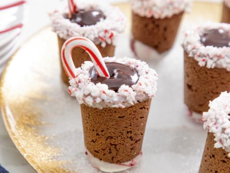 Chocolate Peppermint Cookie Cups
