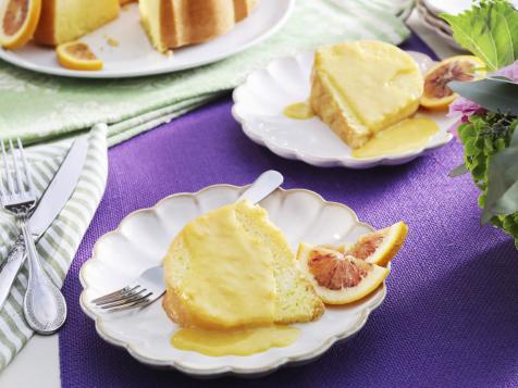 Citrus Pound Cake with Blood Orange Curd