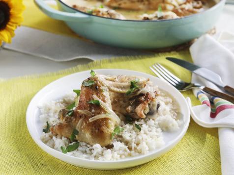Braised Chicken with Onion Gravy