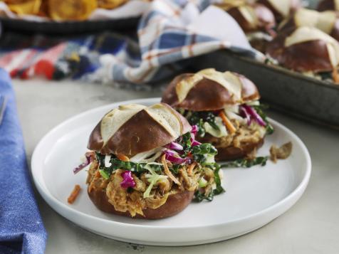 Braised Pulled Pork Sliders with Apple Slaw