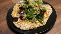 Chicken Paillard with Arugula,