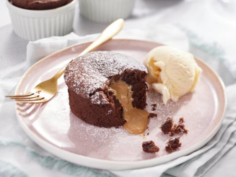 Chocolate Peanut Butter Lava Cakes