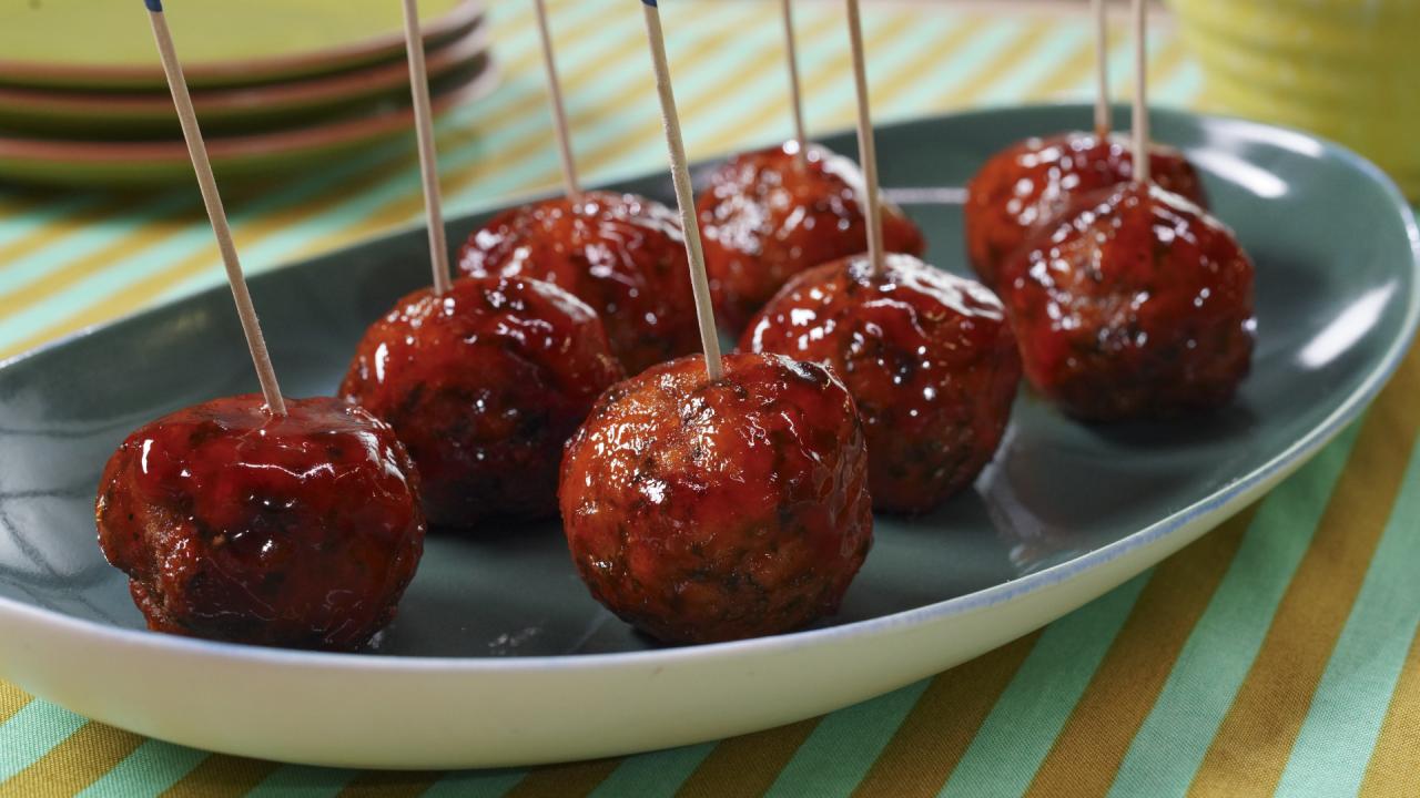 Sunny's Buffalo Chicken Meatballs with Ranchy Blue Dipping Sauce