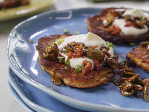 Bacon and Chive Spaghetti Squash Fritters