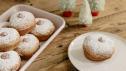 Cranberry Cream Cheese Stuffed Sufganiyot