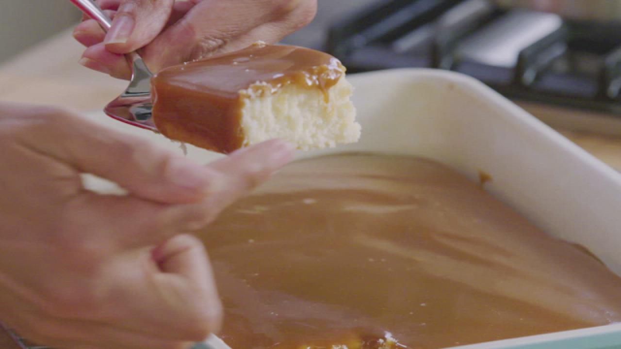 Poured Caramel Cake