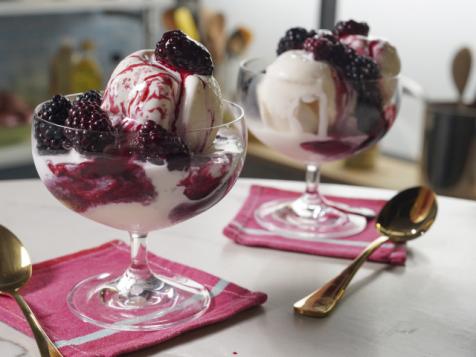 Blackberries Jubilee