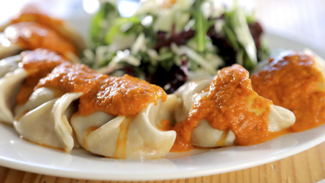 Momos at High Camp Taphouse
