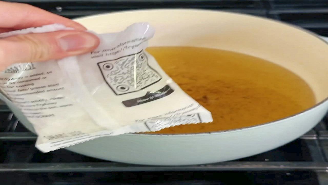 Cooking Oil Solidifier