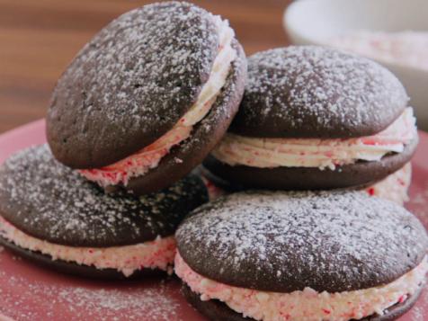 Chocolate Whoopie Pie with Peppermint Buttercream