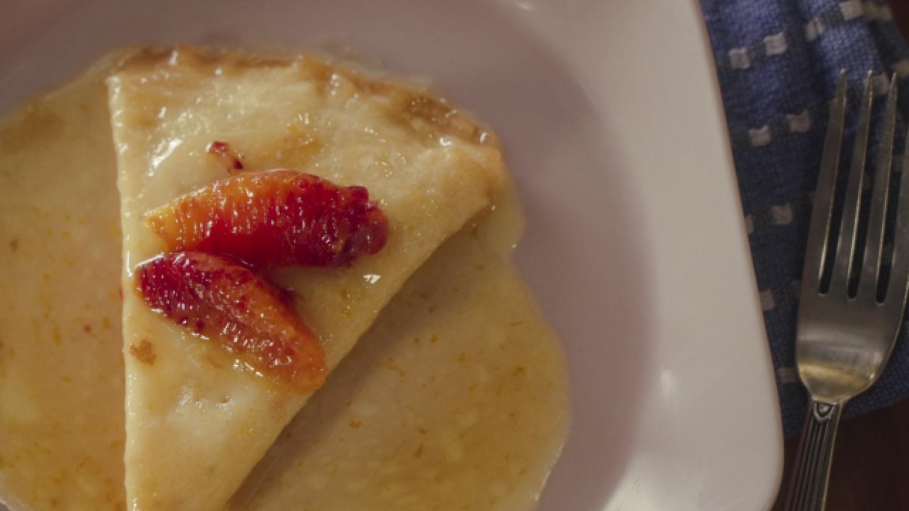 Stephanie's Crepes Suzette