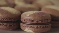 Chocolate Caramel Macarons