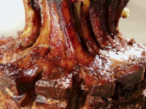 Royal-Glazed Pork Crown Roast