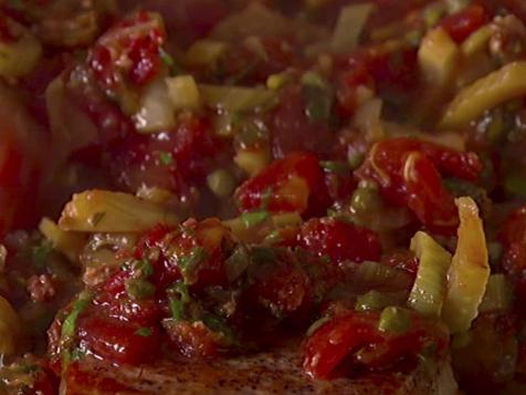 Fennel and Caper Pork Chops