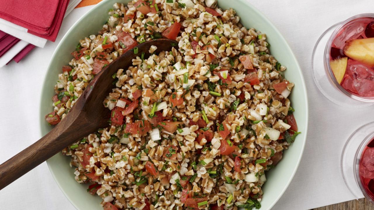 Mediterranean Farro Salad