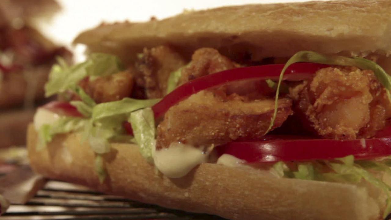 Shrimp and Fish Po' Boys