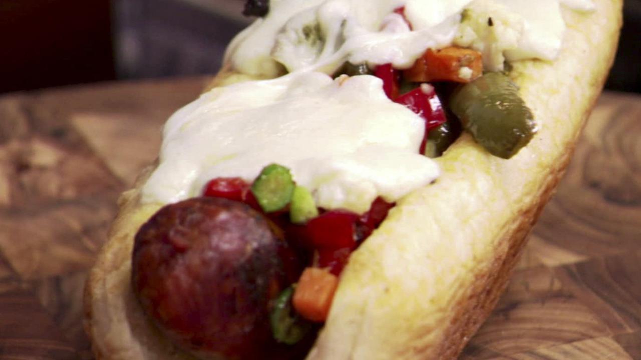 Sausage and Peppers Heroes