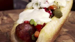 Sausage and Peppers Heroes
