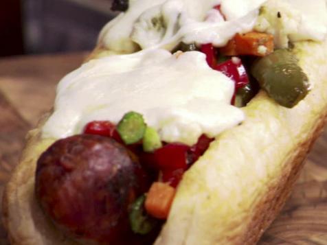 Sausage and Peppers Heroes