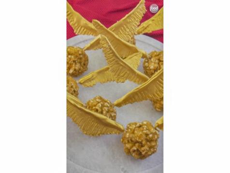 Golden Snitch Popcorn Balls